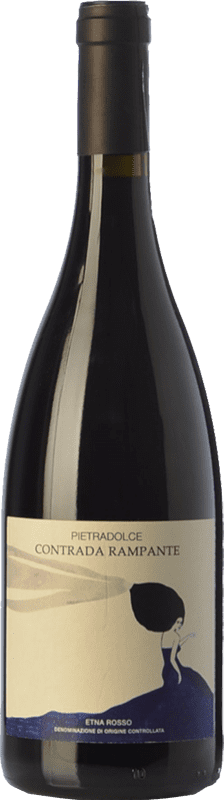 46,95 € Бесплатная доставка | Красное вино Pietradolce Rosso Rampante D.O.C. Etna Сицилия Италия Nerello Mascalese бутылка 75 cl