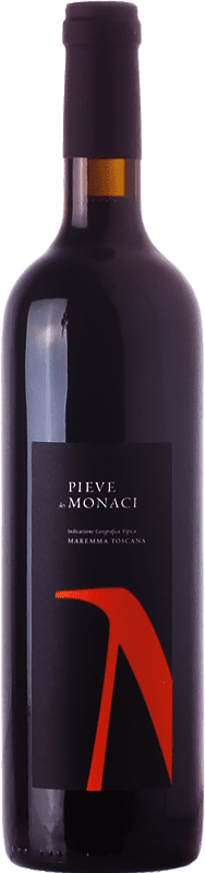 17,95 € Kostenloser Versand | Rotwein Pieve Vecchia Pieve dei Monaci D.O.C. Maremma Toscana Toskana Italien Syrah 75 cl