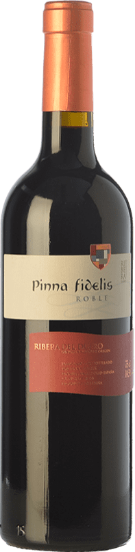 10,95 € Envío gratis | Vino tinto Pinna Fidelis Roble D.O. Ribera del Duero Castilla y León España Tempranillo Botella 75 cl