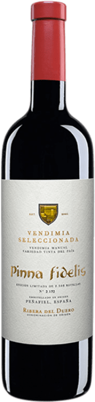 35,95 € Spedizione Gratuita | Vino Rosso Pinna Fidelis VS Vendimia Seleccionada — Vendemmia Selezionata Crianza — Invecchiato in Botte D.O. Ribera del Duero Castilla y León Spagna Tempranillo 75 cl
