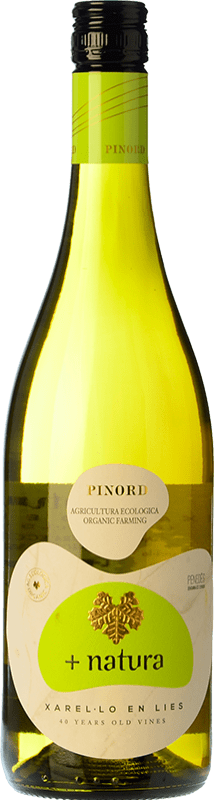 8,95 € Spedizione Gratuita | Vino bianco Pinord Xarel·lo en Lies + Natura D.O. Penedès Catalogna Spagna Xarel·lo Bottiglia 75 cl