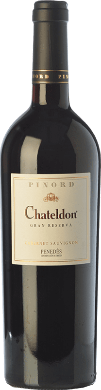 15,95 € Kostenloser Versand | Rotwein Pinord Chateldon Große Reserve D.O. Penedès Katalonien Spanien Cabernet Sauvignon Flasche 75 cl