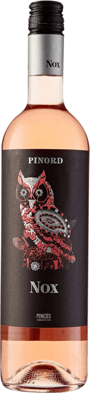 8,95 € Free Shipping | Rosé wine Pinord NOX Seducción Young D.O. Penedès Catalonia Spain Tempranillo, Merlot, Cabernet Sauvignon Bottle 75 cl