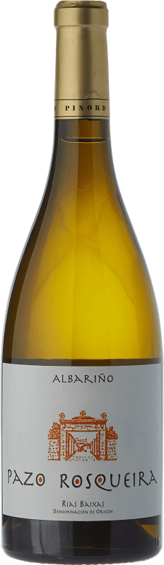 17,95 € 免费送货 | 白酒 Pinord Pazo Rosqueira D.O. Rías Baixas 加利西亚 西班牙 Albariño 瓶子 75 cl