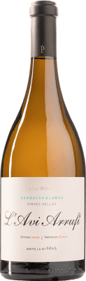 23,95 € Envio grátis | Vinho branco Piñol L'Avi Arrufi Blanc Fermentat en Barrica Crianza D.O. Terra Alta Catalunha Espanha Grenache Branca Garrafa 75 cl