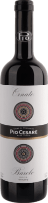 142,95 € 免费送货 | 红酒 Pio Cesare Ornato D.O.C.G. Barolo 皮埃蒙特 意大利 Nebbiolo 瓶子 75 cl