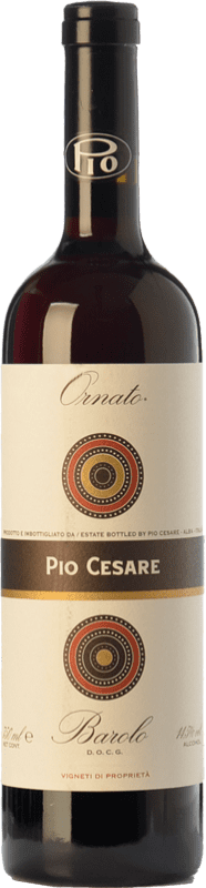 106,95 € Envío gratis | Vino tinto Pio Cesare Ornato D.O.C.G. Barolo Piemonte Italia Nebbiolo Botella 75 cl