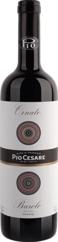 142,95 € 免费送货 | 红酒 Pio Cesare Ornato D.O.C.G. Barolo 皮埃蒙特 意大利 Nebbiolo 瓶子 75 cl