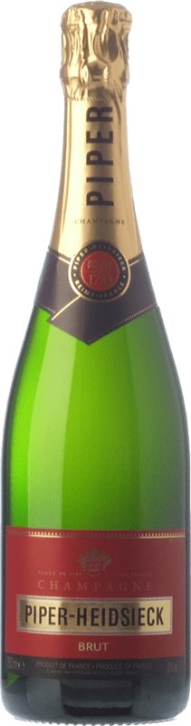 53,95 € Kostenloser Versand | Weißer Sekt Piper-Heidsieck Brut — Herb Reserve — Gereift A.O.C. Champagne Champagner Frankreich Pinot Noir — Spätburgunder, Pinot Meunier — Schwarzriesling 75 cl