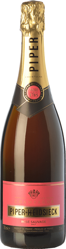 54,95 € Kostenloser Versand | Rosé Sekt Piper-Heidsieck Rosé Brut A.O.C. Champagne Champagner Frankreich Spätburgunder, Pinot Meunier Flasche 75 cl