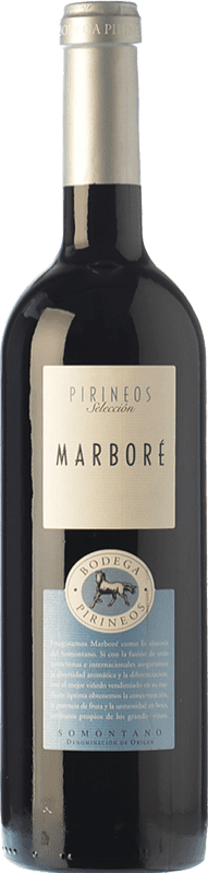 29,95 € Бесплатная доставка | Красное вино Pirineos Marboré Crianza — Крианса D.O. Somontano Арагон Испания Tempranillo — Темпранильо, Merlot — Мерло, Cabernet Sauvignon — Каберне Совиньон, Moristel — Мористель, Parraleta — Параллета Бутылка 75 cl