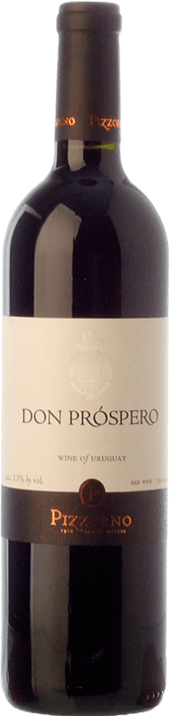 15,95 € 免费送货 | 红酒 Pizzorno Don Próspero 年轻的 乌拉圭 Tannat 瓶子 75 cl
