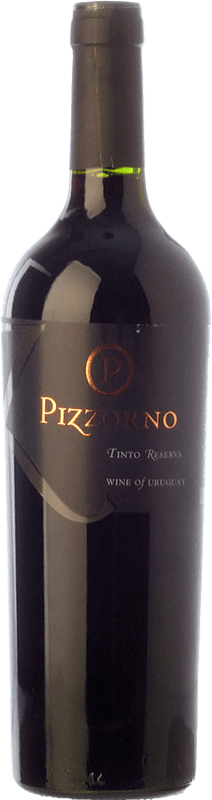 64,95 € Бесплатная доставка | Красное вино Pizzorno Резерв Уругвай Merlot, Tannat бутылка 75 cl