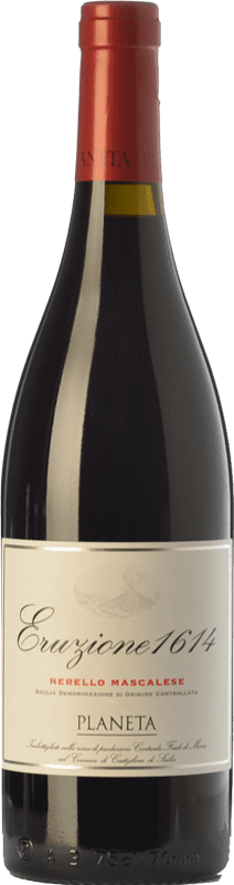 32,95 € Spedizione Gratuita | Vino rosso Planeta Eruzione 1614 I.G.T. Terre Siciliane Sicilia Italia Nerello Mascalese Bottiglia 75 cl
