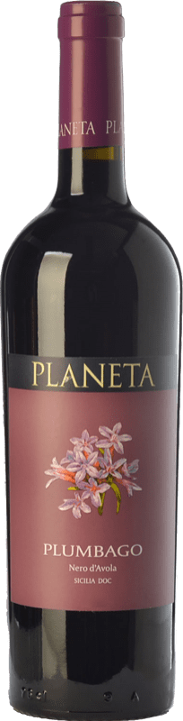 18,95 € Envio grátis | Vinho tinto Planeta Plumbago I.G.T. Terre Siciliane Sicília Itália Nero d'Avola Garrafa 75 cl