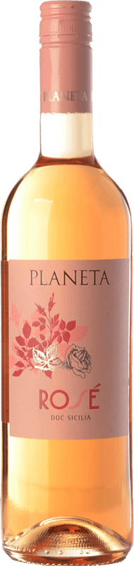 10,95 € 免费送货 | 玫瑰酒 Planeta Rosé I.G.T. Terre Siciliane 西西里岛 意大利 Syrah 瓶子 75 cl