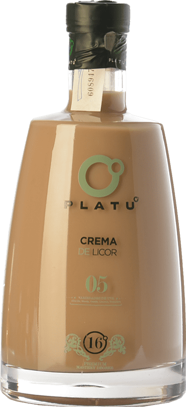 14,95 € Envío gratis | Crema de Licor Platu Galicia España Botella 70 cl
