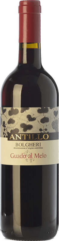 18,95 € Envoi gratuit | Vin rouge Guado al Melo Antillo D.O.C. Bolgheri Toscane Italie Cabernet Sauvignon, Sangiovese, Petit Verdot Bouteille 75 cl