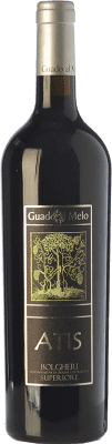 44,95 € Бесплатная доставка | Красное вино Guado al Melo Atis Superiore D.O.C. Bolgheri Тоскана Италия Merlot, Cabernet Sauvignon, Cabernet Franc бутылка 75 cl