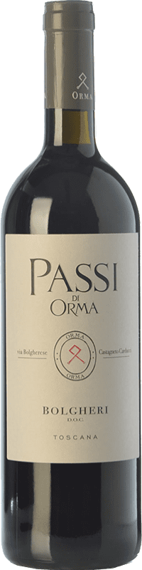 24,95 € Kostenloser Versand | Rotwein Podere Orma Passi I.G.T. Toscana Toskana Italien Merlot, Cabernet Sauvignon, Cabernet Franc 75 cl