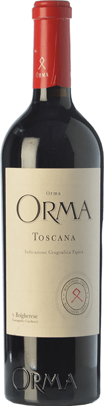 85,95 € Kostenloser Versand | Rotwein Podere Orma I.G.T. Toscana Toskana Italien Merlot, Cabernet Sauvignon, Cabernet Franc Magnumflasche 1,5 L
