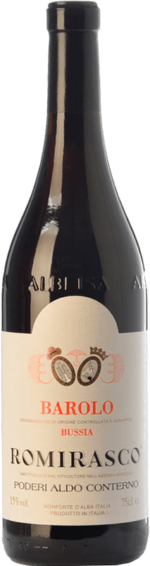 302,95 € Бесплатная доставка | Красное вино Aldo Conterno Bussia Romirasco D.O.C.G. Barolo Пьемонте Италия Nebbiolo бутылка 75 cl