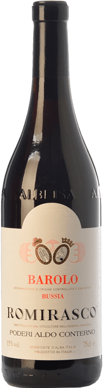 324,95 € Free Shipping | Red Wine Aldo Conterno Bussia Romirasco D.O.C.G. Barolo Piemonte Italy Nebbiolo 75 cl