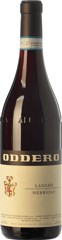21,95 € Envío gratis | Vino tinto Oddero D.O.C. Langhe Piemonte Italia Nebbiolo Botella 75 cl