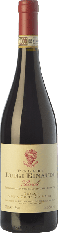 58,95 € Free Shipping | Red wine Einaudi Terlo Vigna Costa Grimaldi D.O.C.G. Barolo Piemonte Italy Nebbiolo Bottle 75 cl