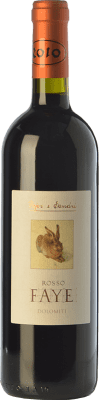 32,95 € Free Shipping | Red wine Pojer e Sandri Rosso Faye I.G.T. Vigneti delle Dolomiti Trentino Italy Merlot, Cabernet Sauvignon, Cabernet Franc, Lagrein Bottle 75 cl