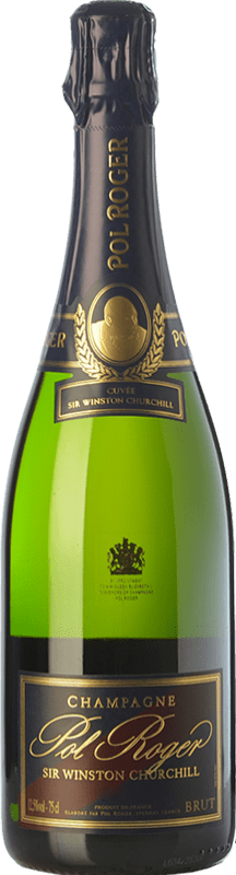 268,95 € 送料無料 | 白スパークリングワイン Pol Roger Cuvée Sir Winston Churchill A.O.C. Champagne シャンパン フランス Pinot Black, Chardonnay ボトル 75 cl