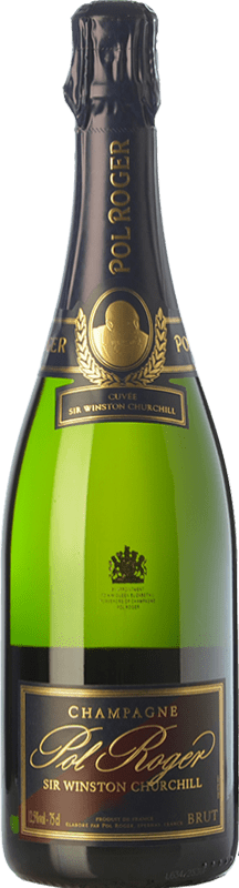 269,95 € 送料無料 | 白のスパークリングワイン Pol Roger Sir Winston Churchill Cuvée A.O.C. Champagne シャンパン フランス Pinot Noir — ピノ・ノワール, Chardonnay — シャルドネ ボトル 75 cl