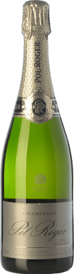 89,95 € Бесплатная доставка | Белое игристое Pol Roger Pure A.O.C. Champagne шампанское Франция Pinot Black, Chardonnay, Pinot Meunier бутылка 75 cl
