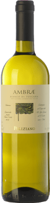 19,95 € Free Shipping | White wine Poliziano Ambrae I.G.T. Toscana Tuscany Italy Chardonnay, Sauvignon Bottle 75 cl