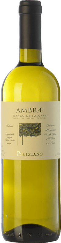 17,95 € Бесплатная доставка | Белое вино Poliziano Ambrae I.G.T. Toscana Тоскана Италия Chardonnay — Шардоне, Sauvignon — Совиньон Бутылка 75 cl