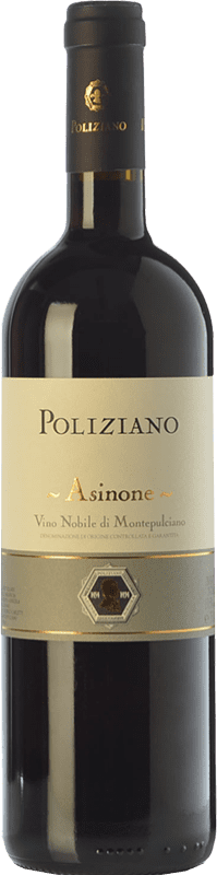 76,95 € Бесплатная доставка | Красное вино Poliziano Asinone D.O.C.G. Vino Nobile di Montepulciano Тоскана Италия Merlot — Мерло, Sangiovese — Санджовезе, Colorino — Колорино 75 cl