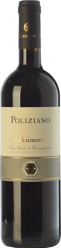 62,95 € Бесплатная доставка | Красное вино Poliziano Asinone D.O.C.G. Vino Nobile di Montepulciano Тоскана Италия Merlot, Sangiovese, Colorino бутылка 75 cl