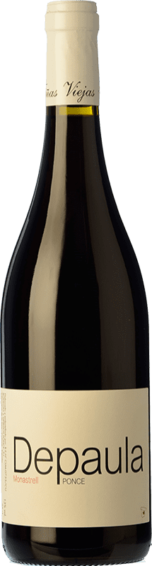 8,95 € Бесплатная доставка | Красное вино Ponce Depaula Молодой I.G.P. Vino de la Tierra de Castilla Кастилья-Ла-Манча Испания Monastrell бутылка 75 cl