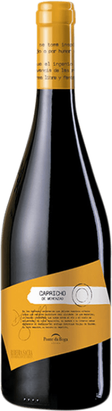 33,95 € Free Shipping | Red Wine Ponte da Boga Capricho Crianza — Aged D.O. Ribeira Sacra Galicia Spain Merenzao Bottle 75 cl