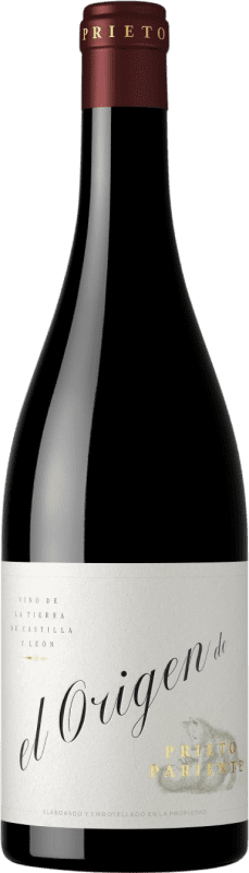 38,95 € 免费送货 | 红酒 Prieto Pariente Origen 岁 I.G.P. Vino de la Tierra de Castilla y León 卡斯蒂利亚莱昂 西班牙 Tempranillo, Grenache, Cabernet Sauvignon 瓶子 75 cl