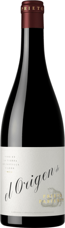 42,95 € 免费送货 | 红酒 Prieto Pariente Origen 岁 I.G.P. Vino de la Tierra de Castilla y León 卡斯蒂利亚莱昂 西班牙 Tempranillo, Grenache, Cabernet Sauvignon 瓶子 75 cl