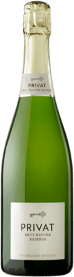 17,95 € Kostenloser Versand | Weißer Sekt Privat Brut Natur Reserve D.O. Cava Katalonien Spanien Chardonnay Flasche 75 cl