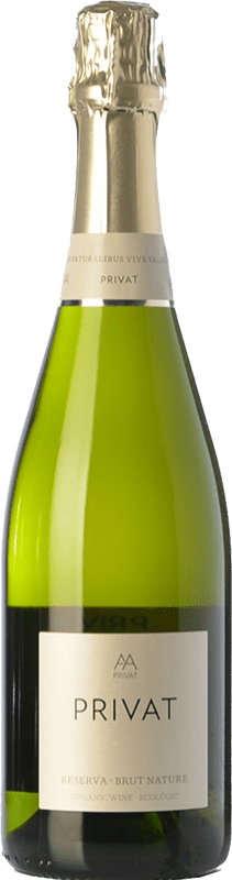 10,95 € 免费送货 | 白起泡酒 Privat Brut Nature 预订 D.O. Cava 加泰罗尼亚 西班牙 Macabeo, Xarel·lo, Parellada 瓶子 Magnum 1,5 L