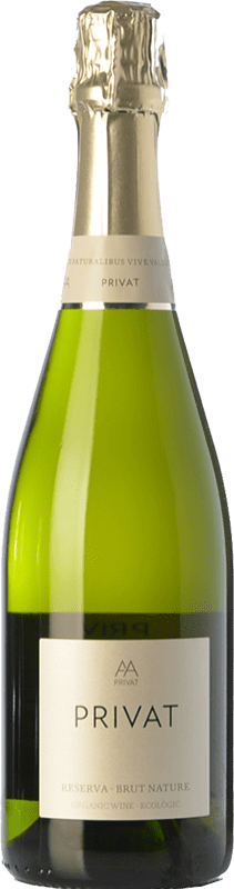 43,95 € Free Shipping | White Sparkling Wine Privat Brut Nature Reserve — Aged D.O. Cava Catalonia Spain Macabeo, Xarel·lo, Parellada Eco — Organic Magnum Bottle 1,5 L