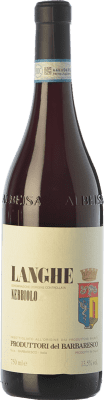 26,95 € Spedizione Gratuita | Vino rosso Produttori del Barbaresco D.O.C. Langhe Piemonte Italia Nebbiolo Bottiglia 75 cl