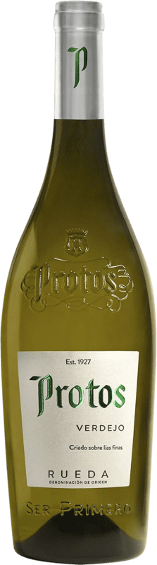 9,95 € Spedizione Gratuita | Vino bianco Protos D.O. Rueda Castilla y León Spagna Verdejo Bottiglia 75 cl