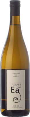 16,95 € Envio grátis | Vinho Branco Puente del Ea Fermentado en Barrica D.O.Ca. Rioja La Rioja Espanha Viura, Chardonnay 75 cl