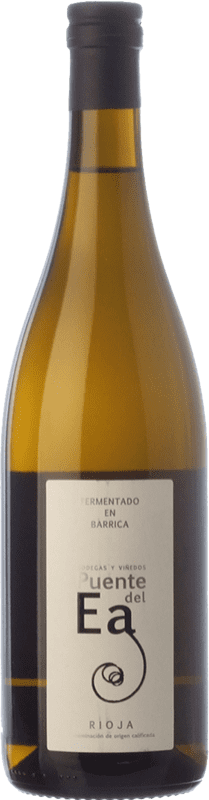 15,95 € Бесплатная доставка | Белое вино Puente del Ea Fermentado en Barrica старения D.O.Ca. Rioja Ла-Риоха Испания Viura, Chardonnay бутылка 75 cl