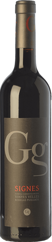15,95 € Free Shipping | Red Wine Puiggròs Signes Crianza — Aged D.O. Catalunya Catalonia Spain Garnacha — Grenache, Sumoll Bottle 75 cl