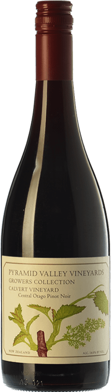 53,95 € Envío gratis | Vino tinto Pyramid Valley Calvert Crianza I.G. Central Otago Central Otago Nueva Zelanda Pinot Negro Botella 75 cl